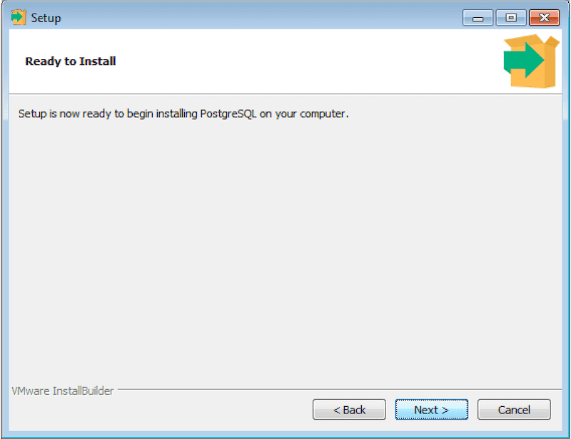 Ready to install confirmation