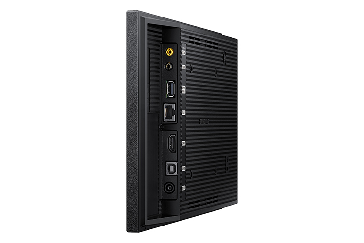 QB13R rear panel with all ports