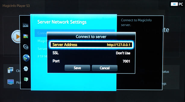 Older OSD connect to server dialog